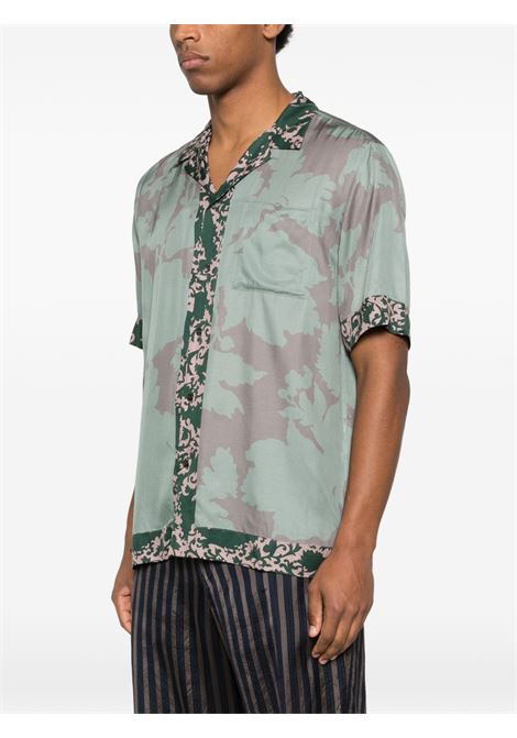 01310-carltone 3084 shirt man petrol DRIES VAN NOTEN | 261-020742-3082508